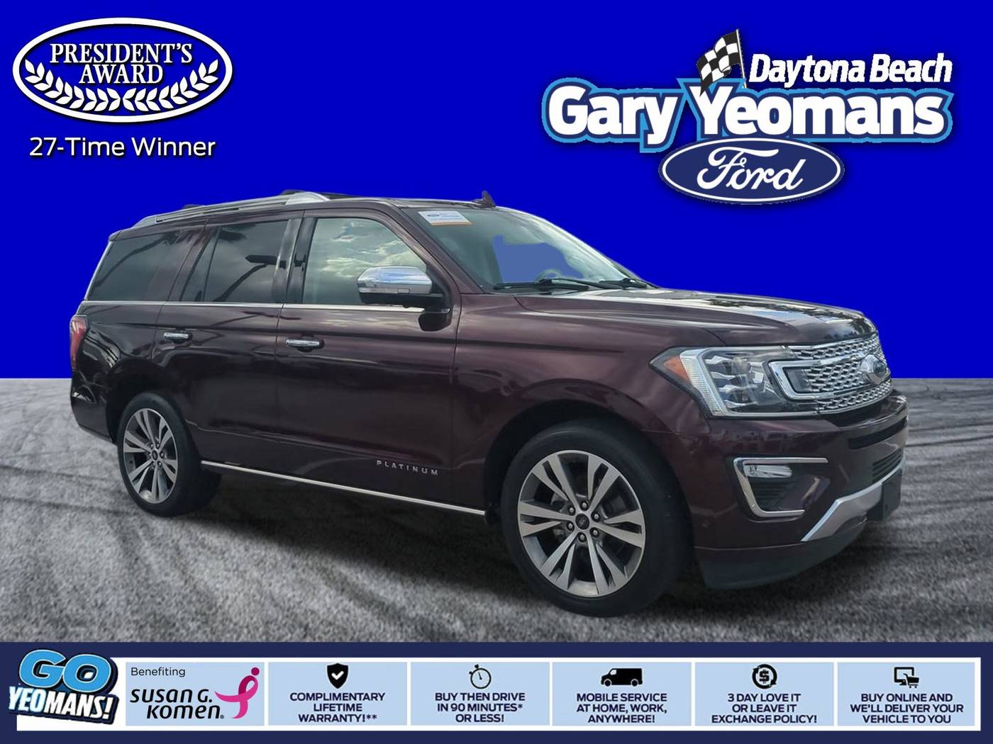 2020 Ford Expedition Platinum — SUV — 54,113 mi — Daytona Beach, FL
