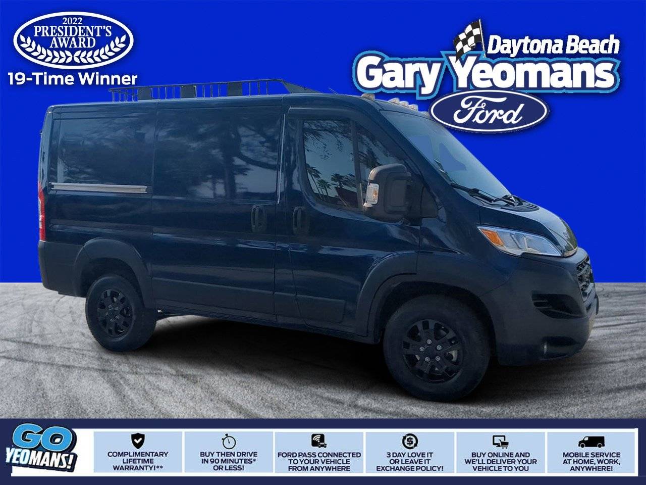 2023 Ram ProMaster Cargo Van 1500 — Cargo Van — 33,313 mi — Daytona Beach, FL