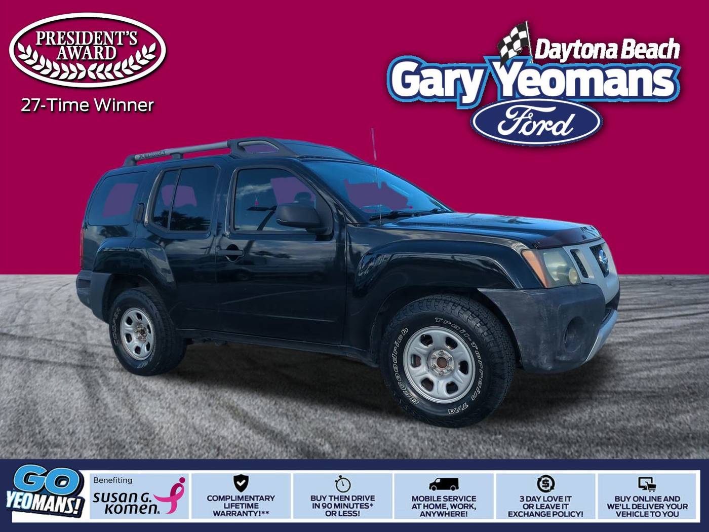 2011 Nissan Xterra X — SUV — 173,885 mi — Daytona Beach, FL