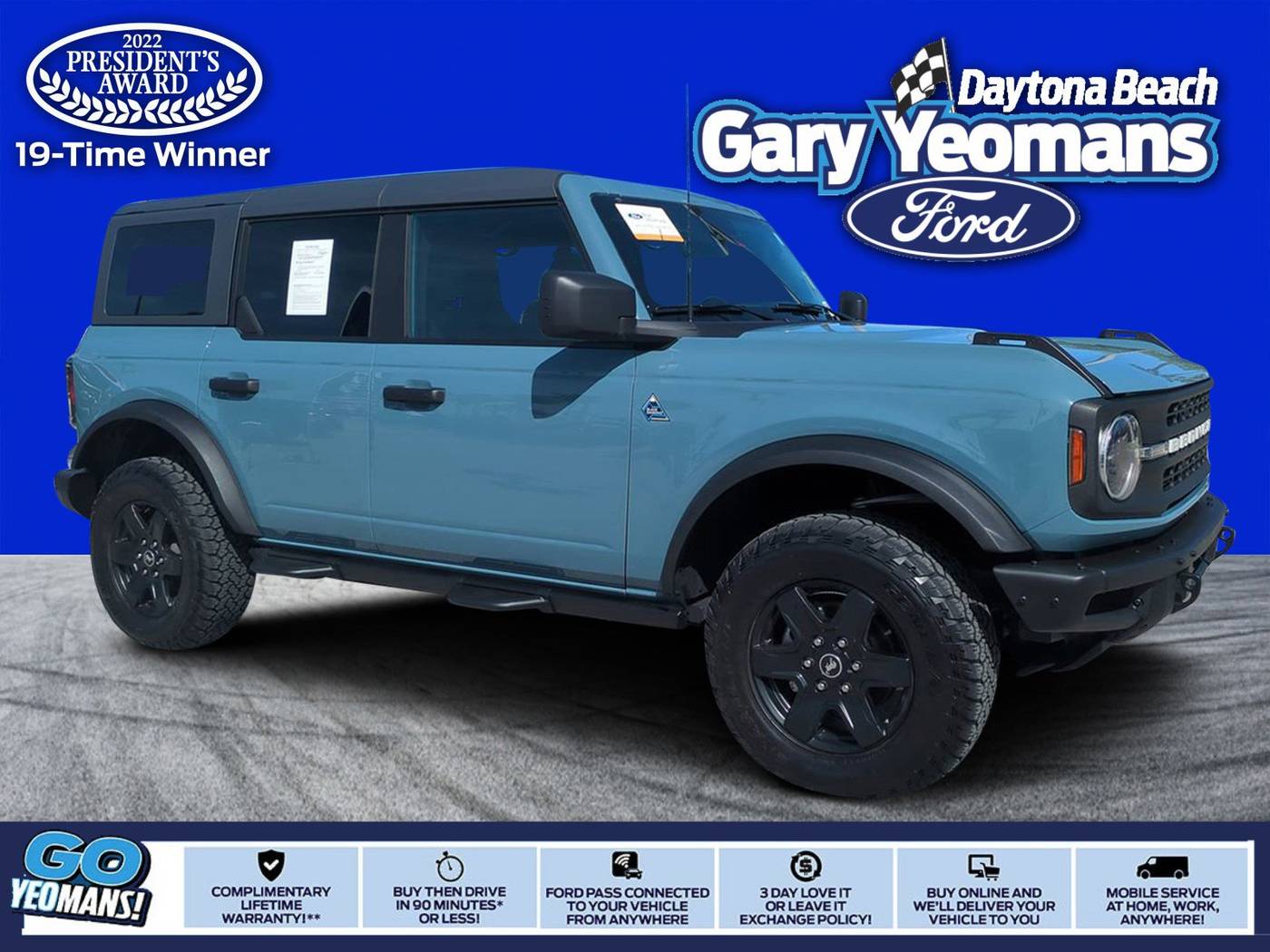 2022 Ford Bronco Black Diamond — SUV — 39,623 mi — Daytona Beach, FL