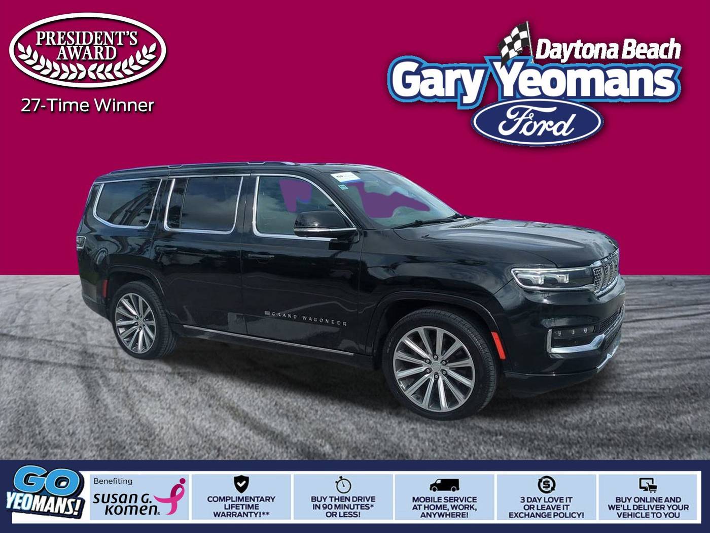 2023 Jeep Grand Wagoneer Series II Obsidian — SUV — 15,498 mi — Daytona Beach, FL
