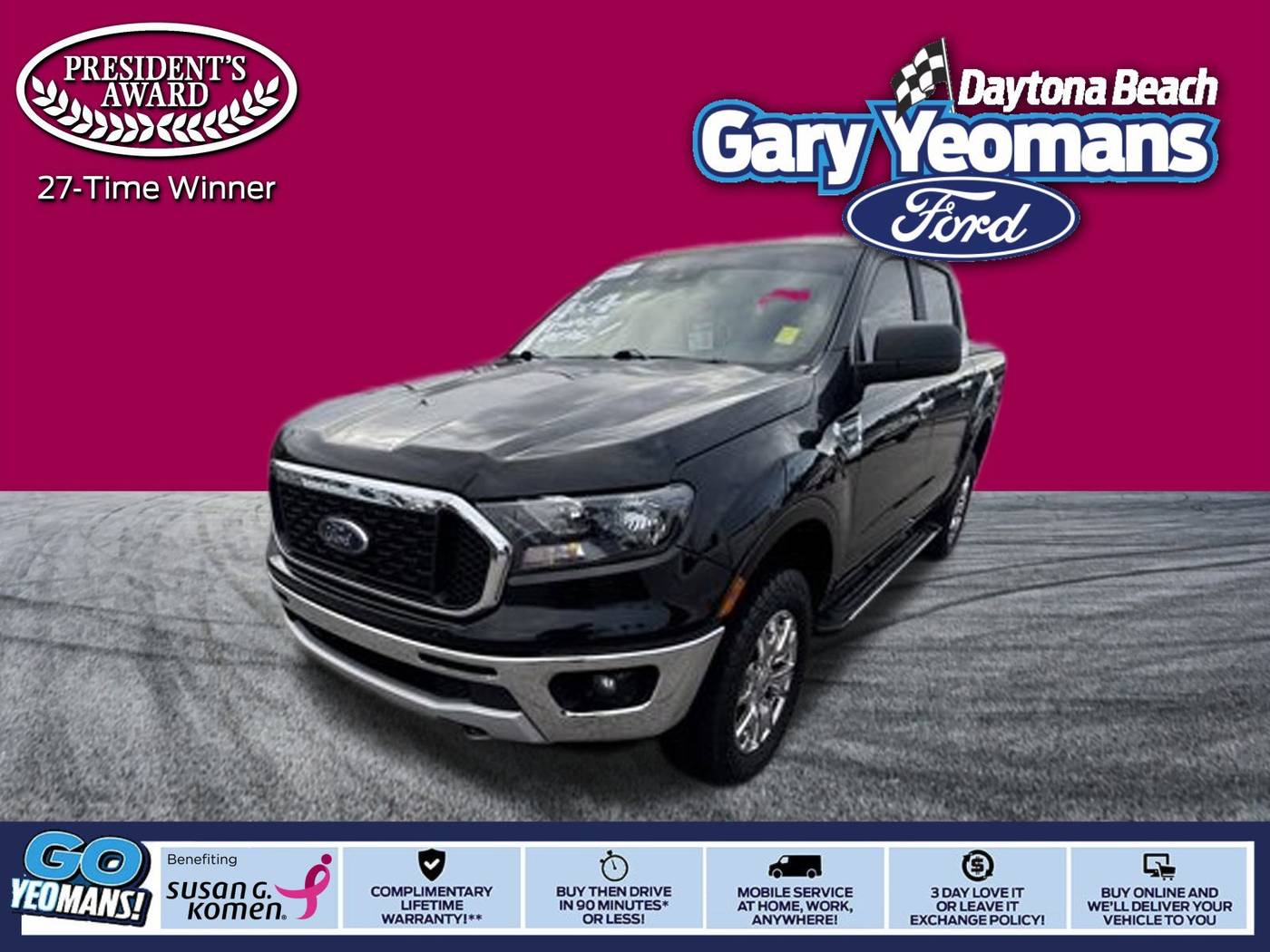 2021 Ford Ranger XLT — Pickup Truck — 81,868 mi — Daytona Beach, FL