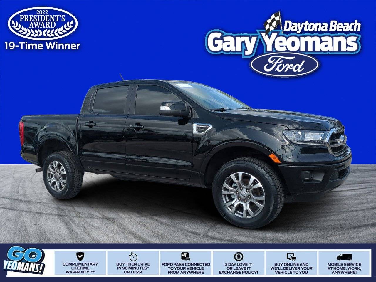 2022 Ford Ranger Lariat — Pickup Truck — 108,000 mi — Daytona Beach, FL