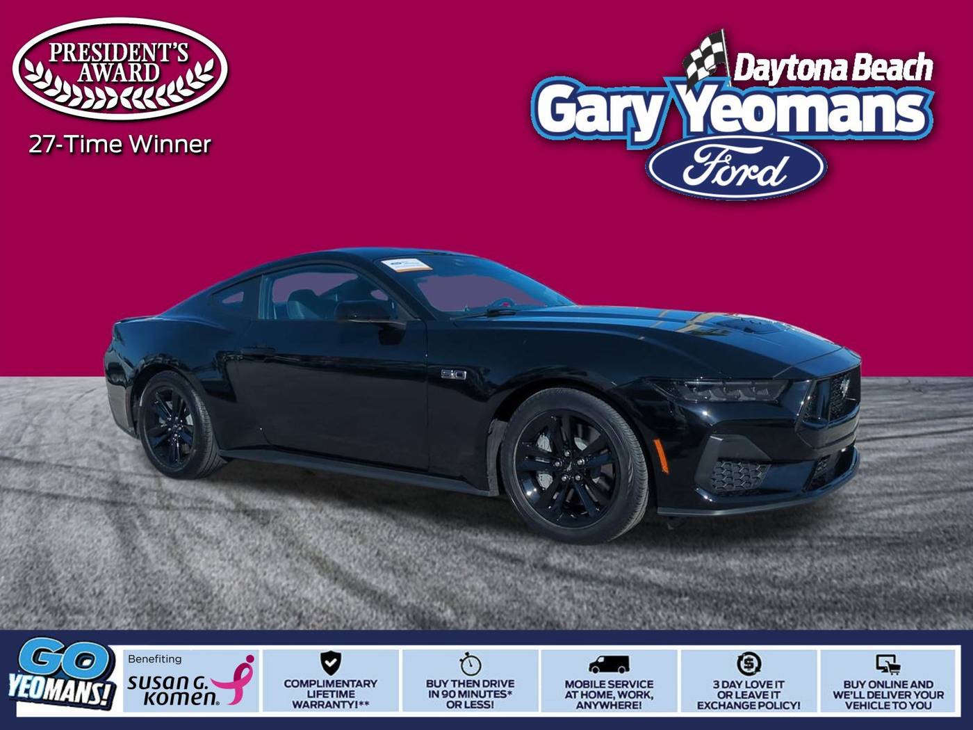 2025 Ford Mustang GT — Coupe — 3,679 mi — Daytona Beach, FL