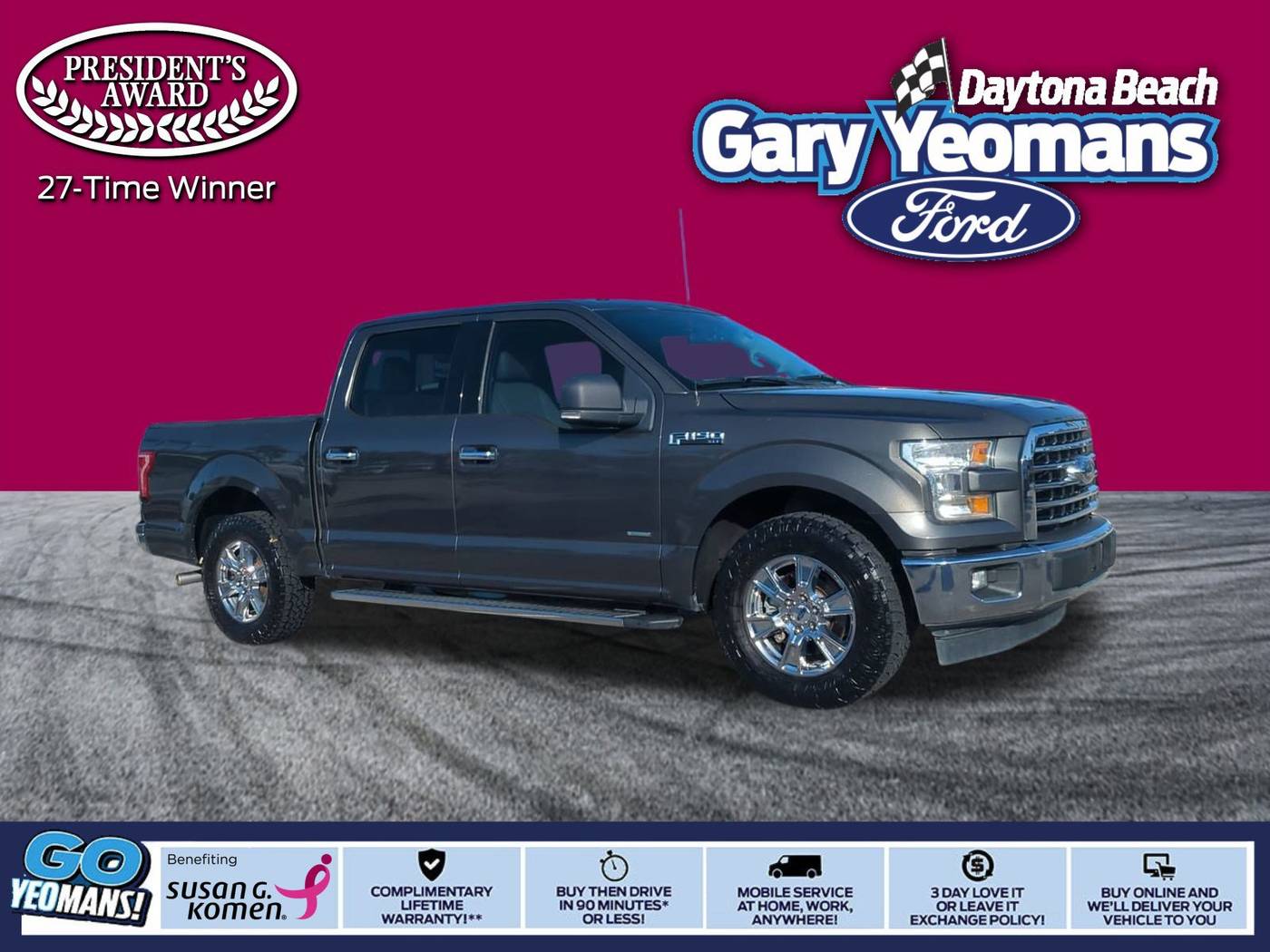 2017 Ford F-150 XLT — Pickup Truck — 129,224 mi — Daytona Beach, FL