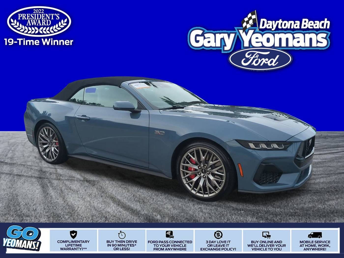 2024 Ford Mustang GT Premium — Convertible — 13,274 mi — Daytona Beach, FL