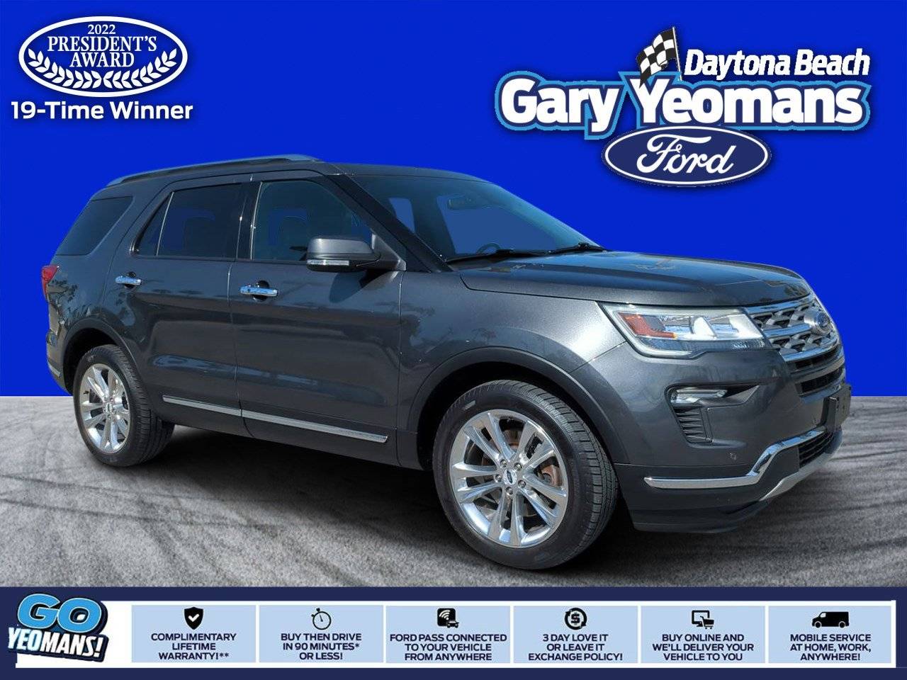 2019 Ford Explorer Limited — SUV — 71,846 mi — Daytona Beach, FL