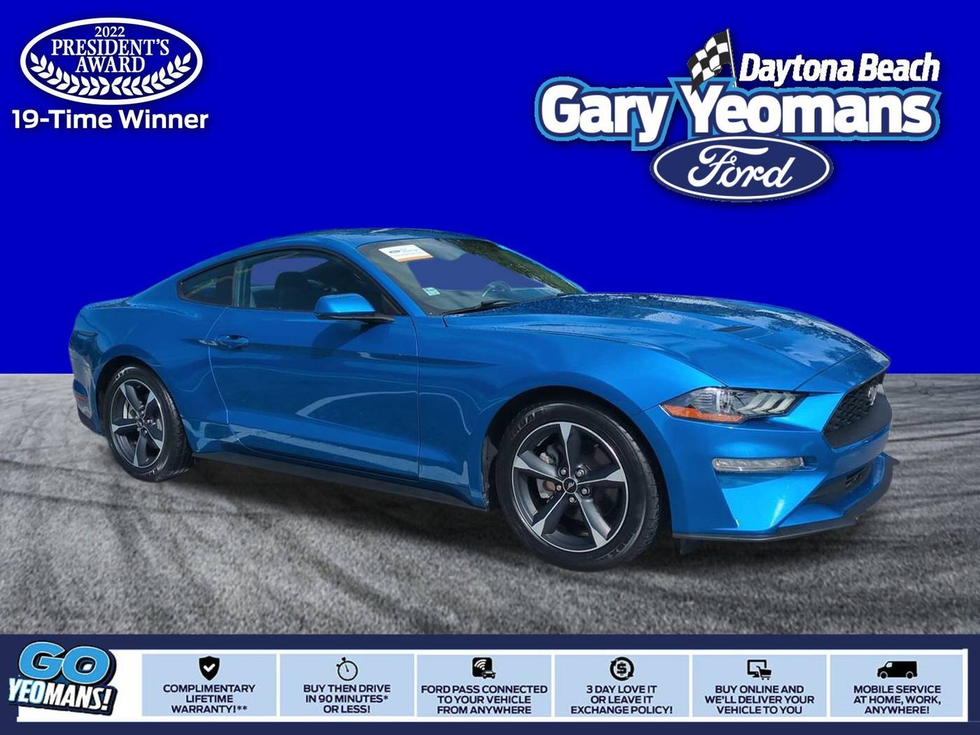 2020 Ford Mustang EcoBoost — Coupe — 52,882 mi — Daytona Beach, FL