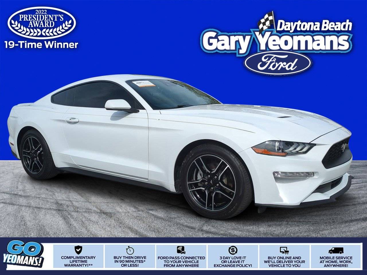 2022 Ford Mustang EcoBoost Premium — Coupe — 22,406 mi — Daytona Beach, FL