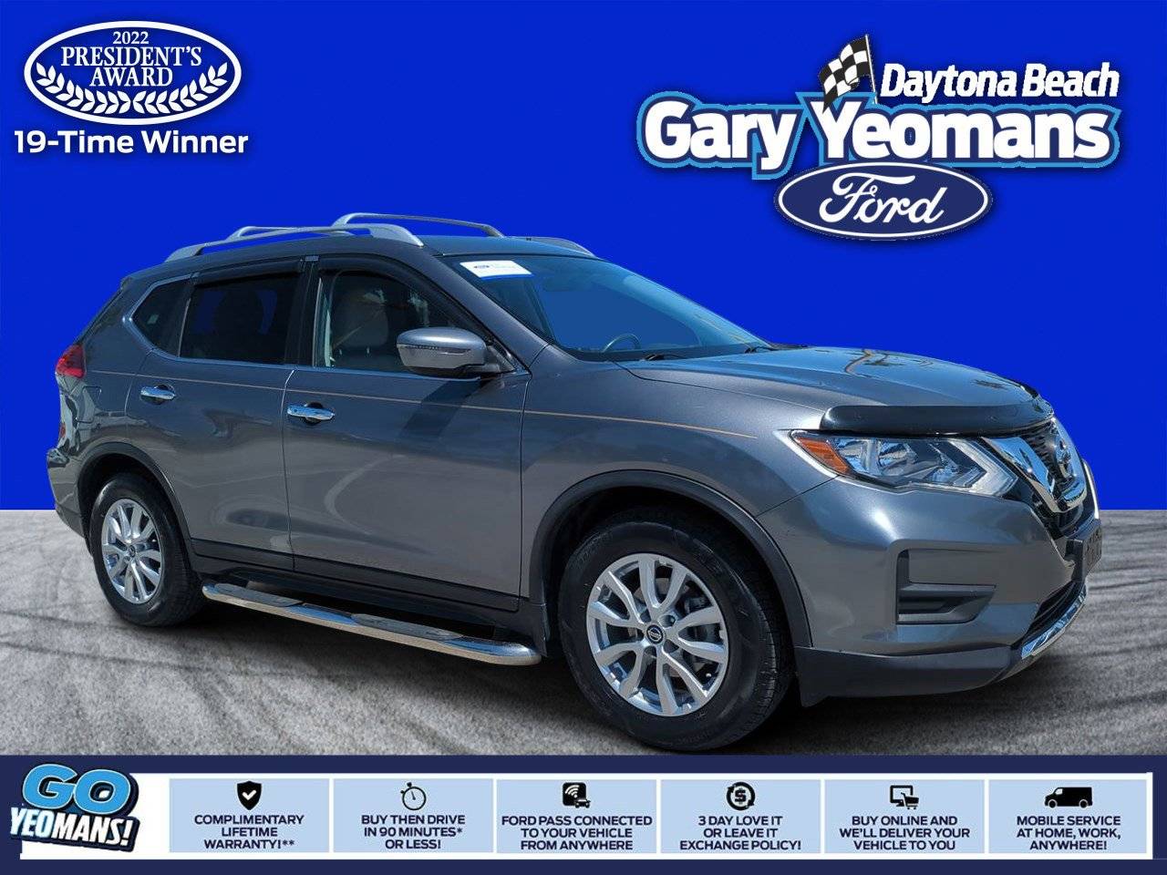 2017 Nissan Rogue SV — SUV — 72,630 mi — Daytona Beach, FL