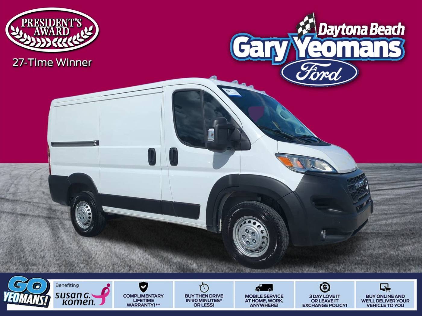 2025 Ram ProMaster Cargo Van Tradesman 1500 — Cargo Van — 10,523 mi — Daytona Beach, FL
