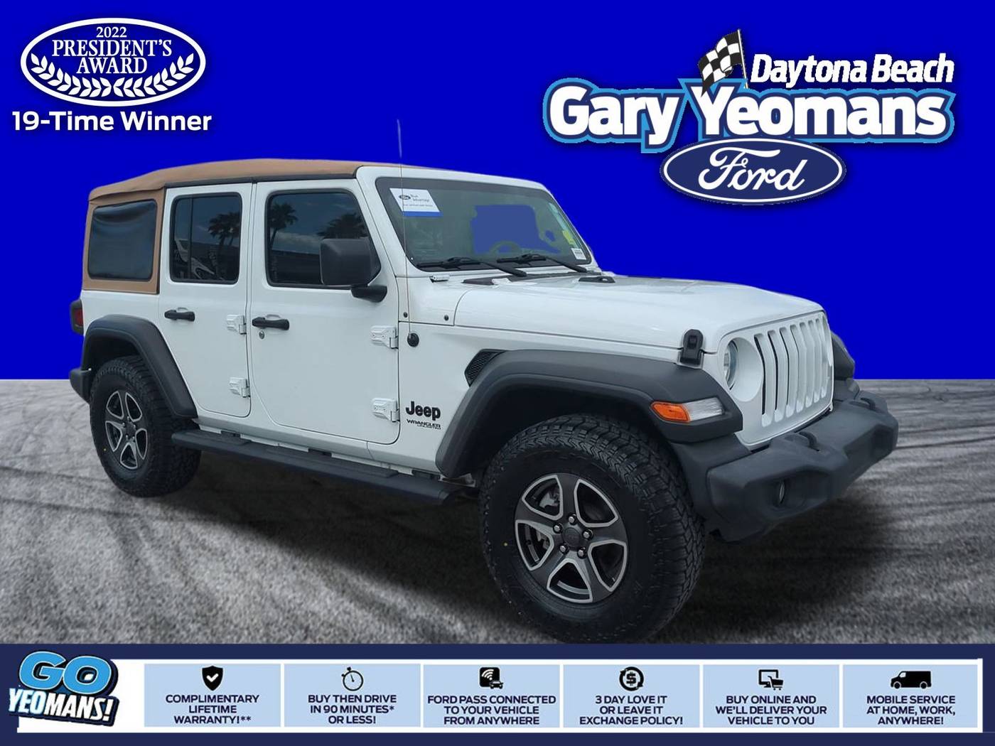 2020 Jeep Wrangler Black and Tan — SUV — 58,571 mi — Daytona Beach, FL