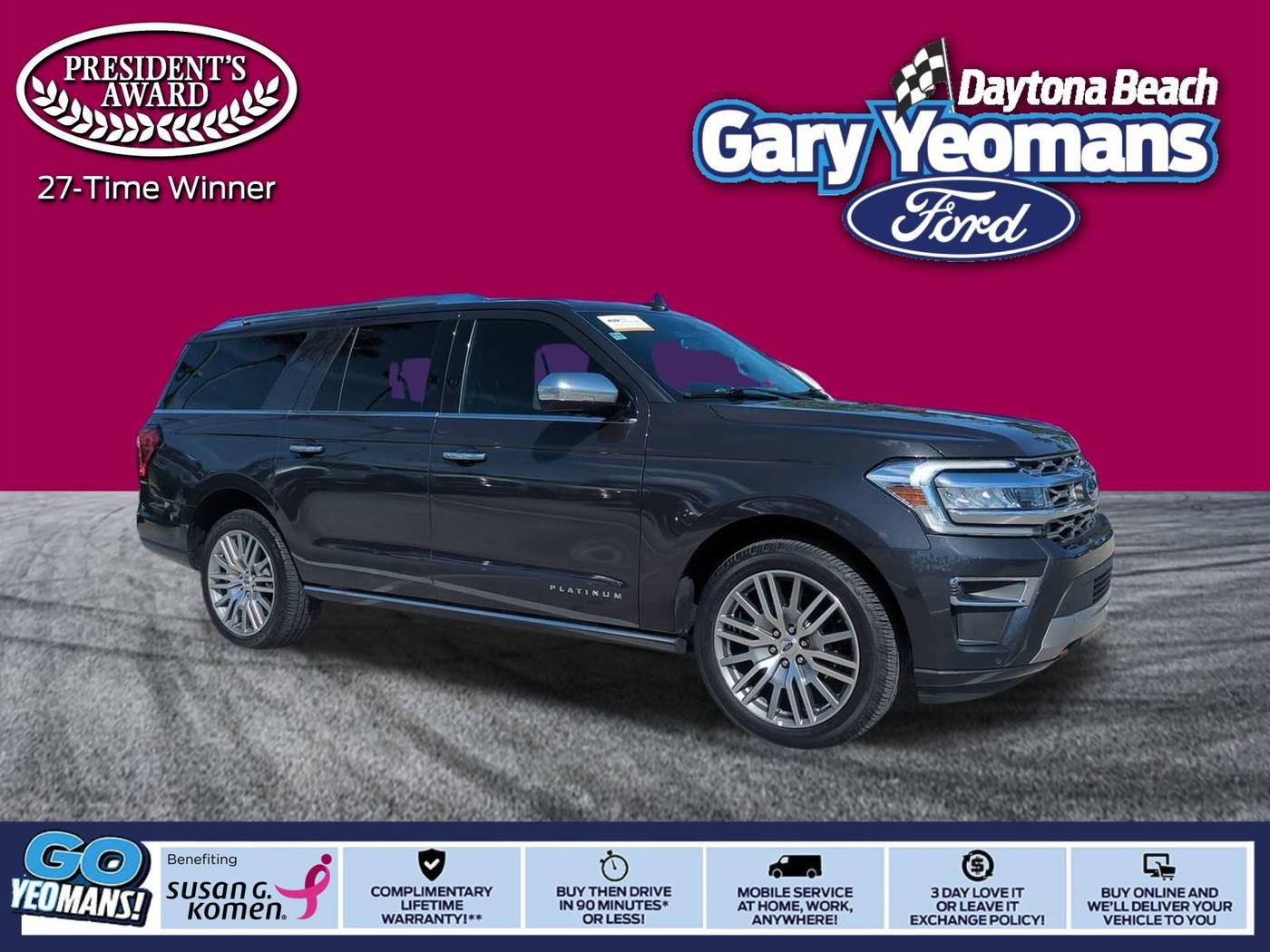 2023 Ford Expedition Platinum — SUV — 70,303 mi — Daytona Beach, FL