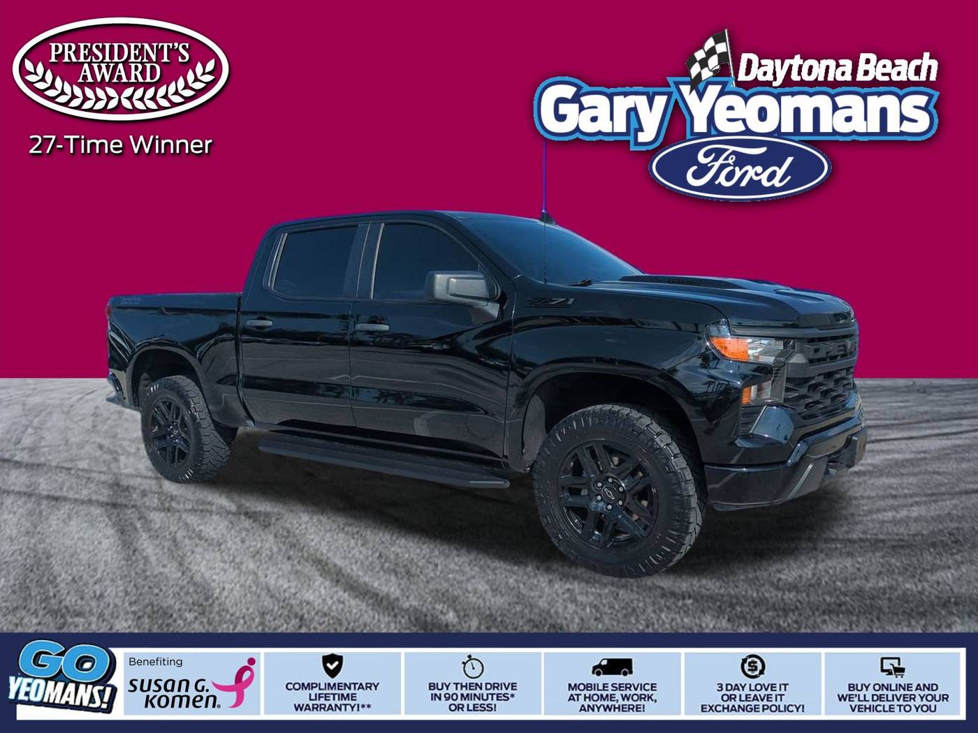 2024 Chevrolet Silverado 1500 Custom Trail Boss — Pickup Truck — 62,458 mi — Daytona Beach, FL