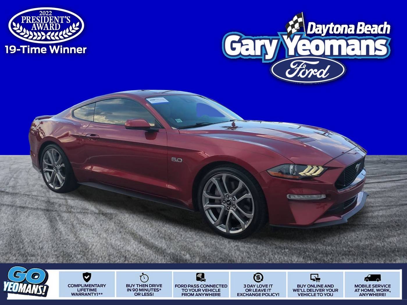 2018 Ford Mustang GT Premium — Coupe — 42,744 mi — Daytona Beach, FL