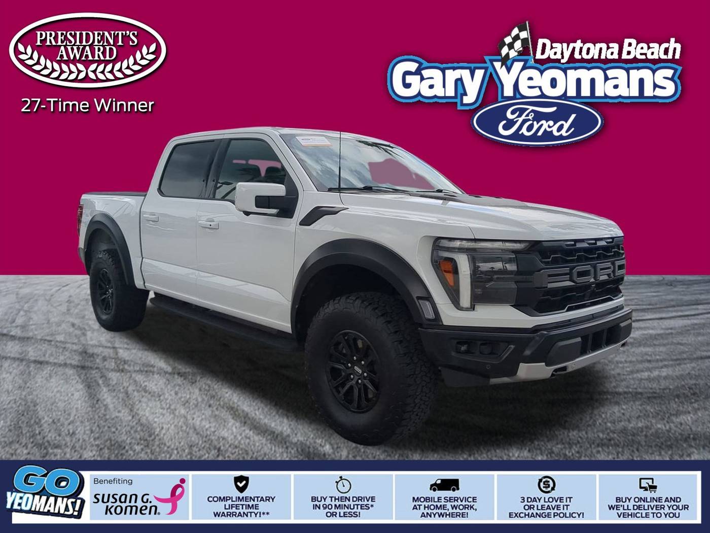 2024 Ford F-150 Raptor — Pickup Truck — 13,482 mi — Daytona Beach, FL