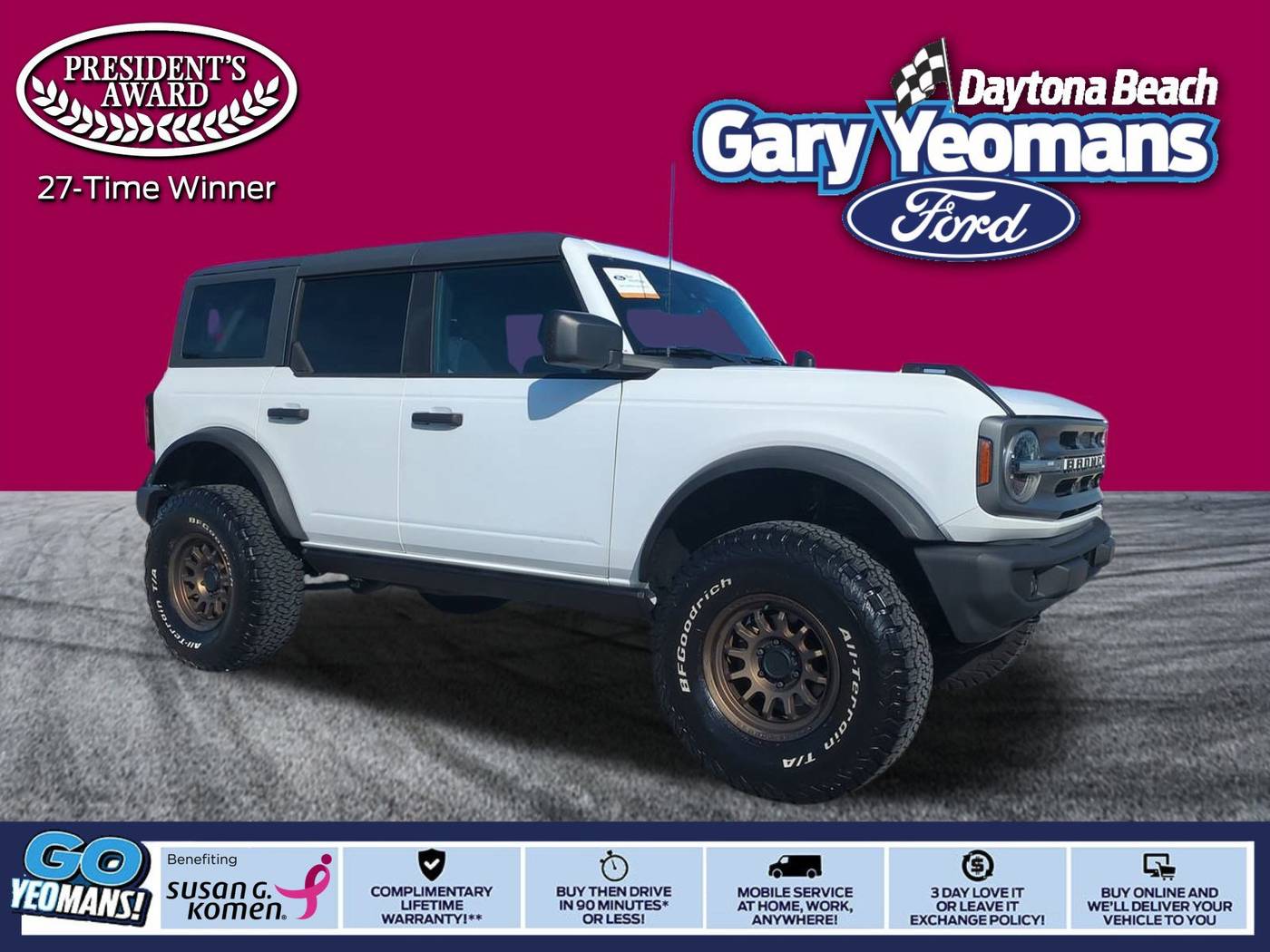2022 Ford Bronco Big Bend — SUV — 7,315 mi — Daytona Beach, FL