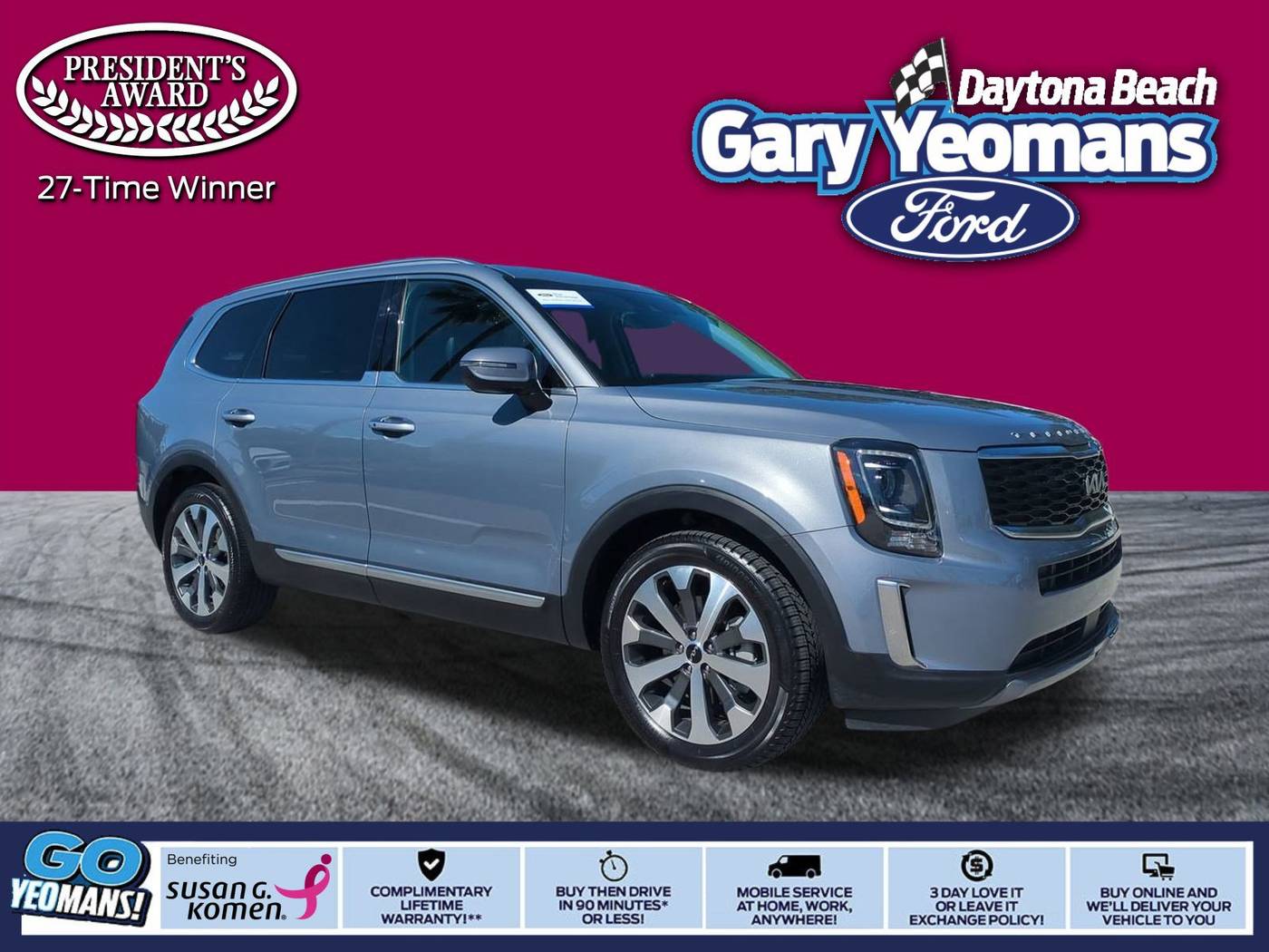 2022 Kia Telluride S — SUV — 55,693 mi — Daytona Beach, FL
