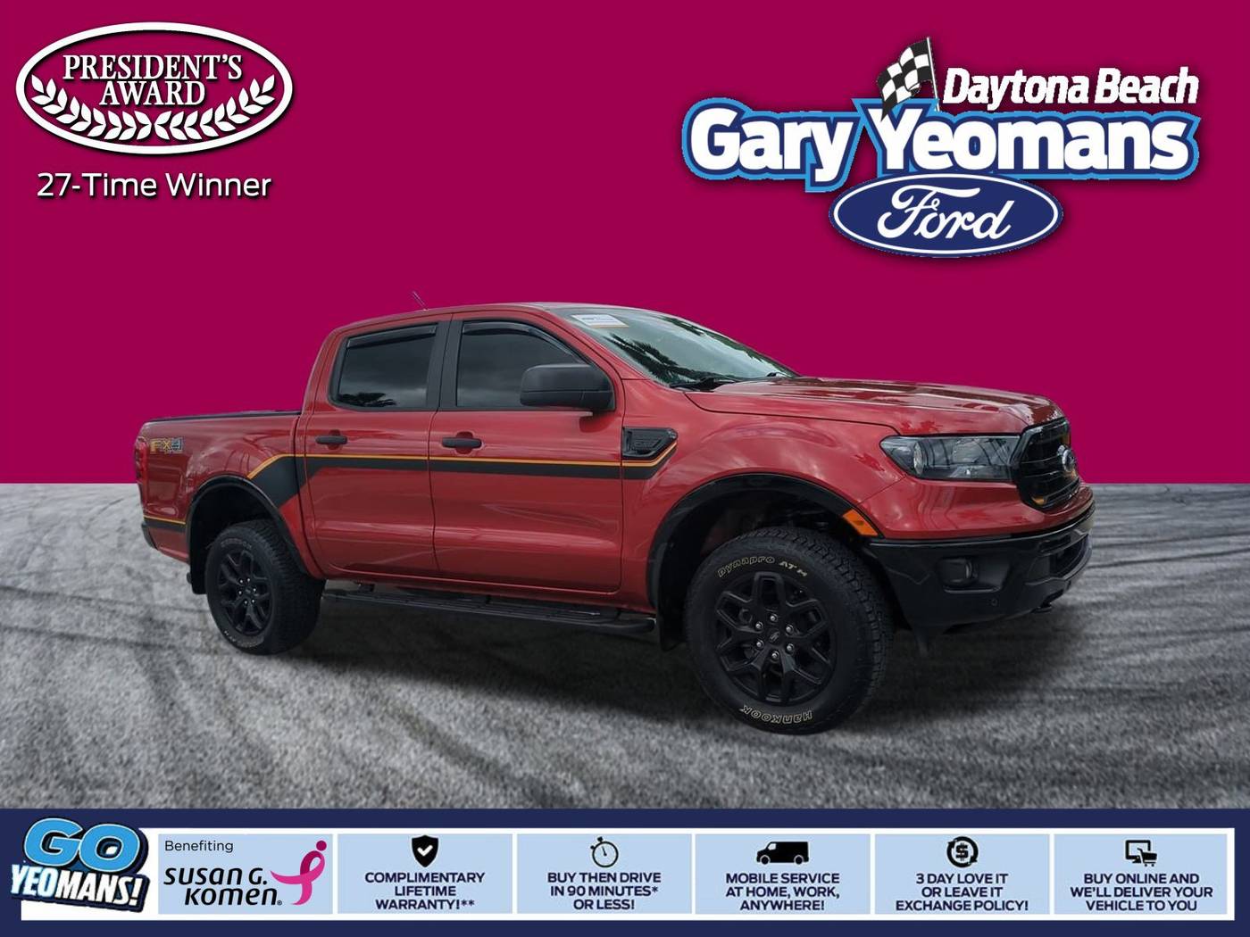 2022 Ford Ranger XLT — Pickup Truck — 4,647 mi — Daytona Beach, FL