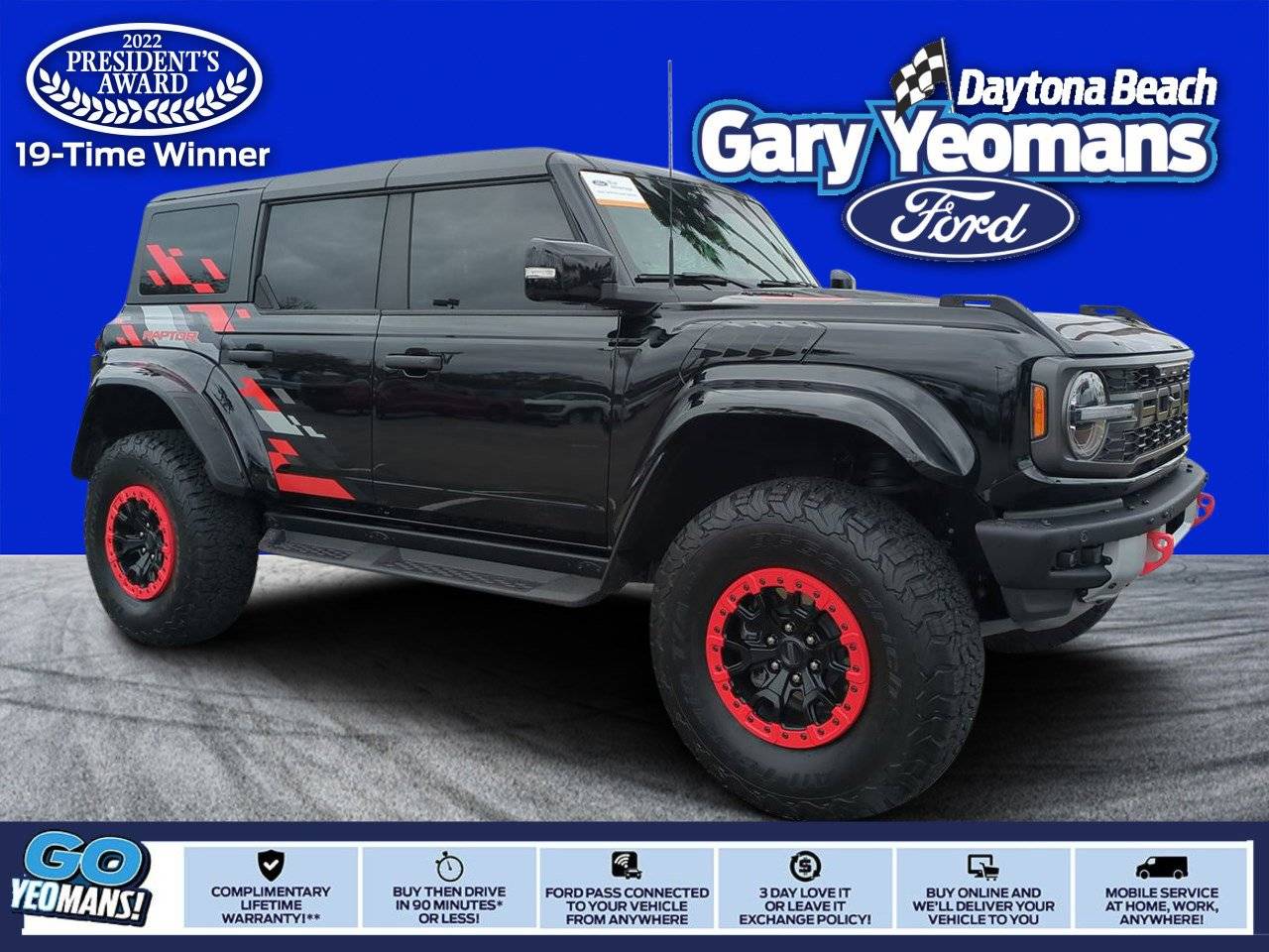 2024 Ford Bronco Raptor — SUV — 10,641 mi — Daytona Beach, FL