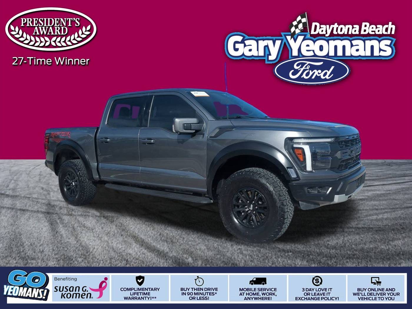2025 Ford F-150 Raptor — Pickup Truck — 14,748 mi — Daytona Beach, FL