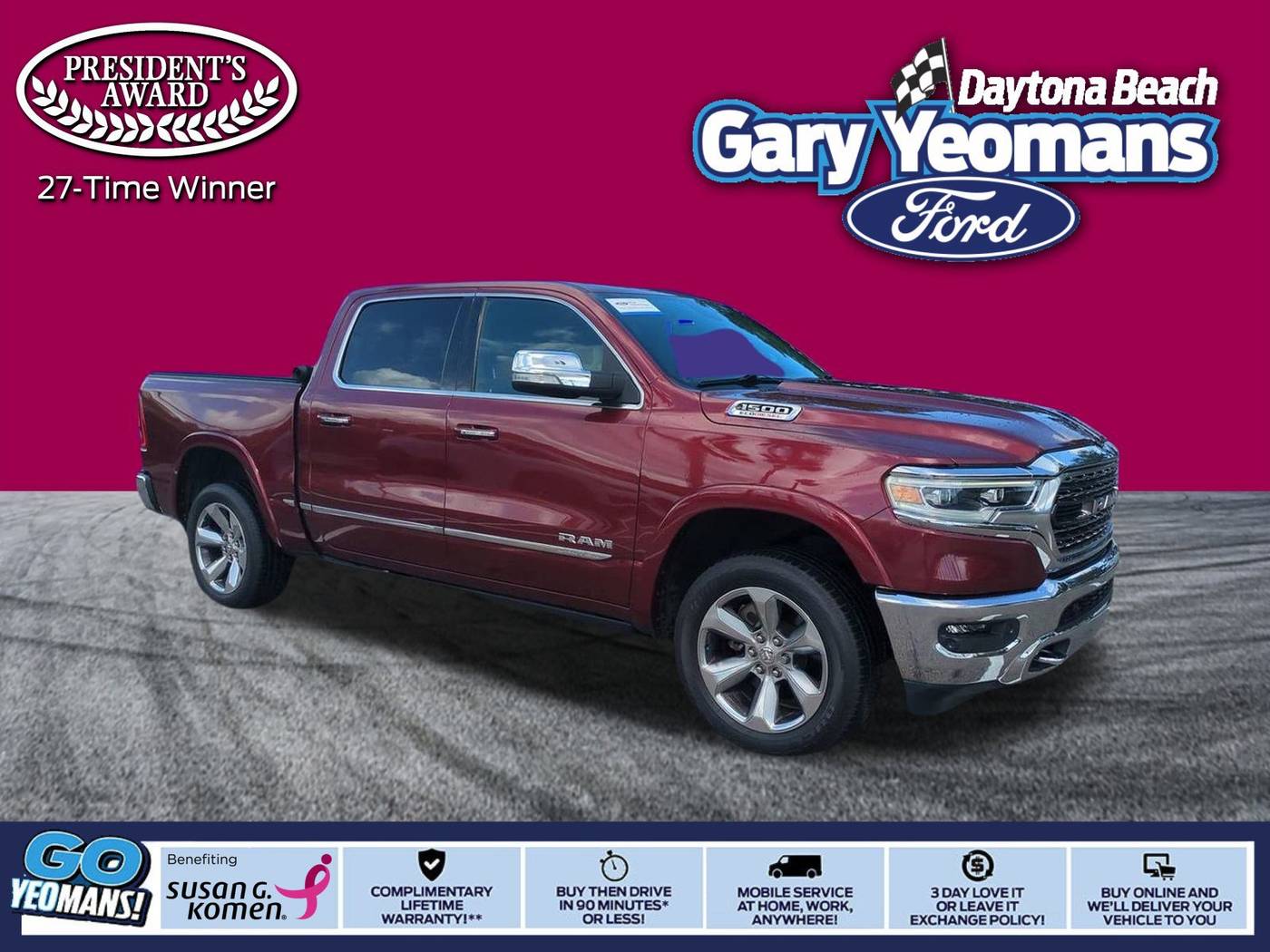 2021 Ram 1500 Limited — Pickup Truck — 35,950 mi — Daytona Beach, FL