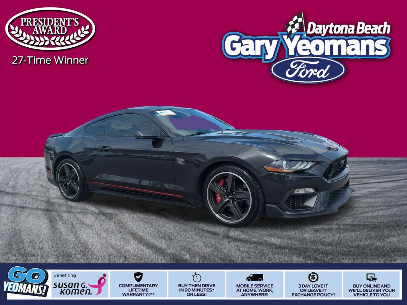 2022 Ford Mustang Mach 1 — Coupe — 50,355 mi — Daytona Beach, FL