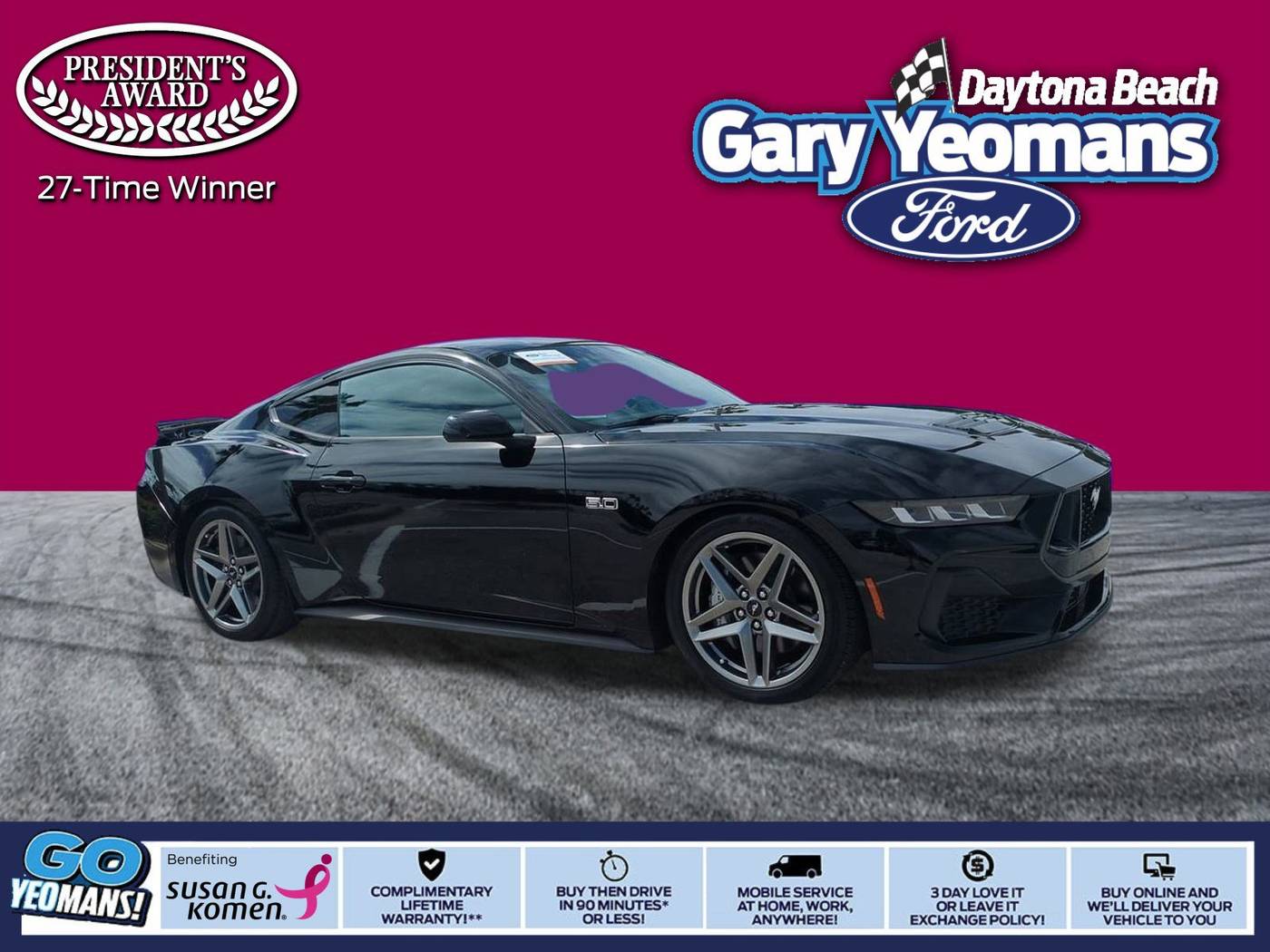 2024 Ford Mustang GT — Coupe — 13,622 mi — Daytona Beach, FL
