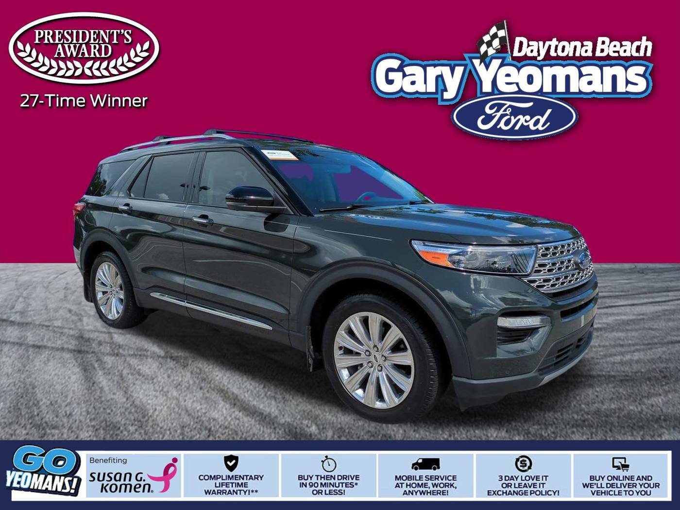 2023 Ford Explorer Limited — SUV — 20,548 mi — Daytona Beach, FL