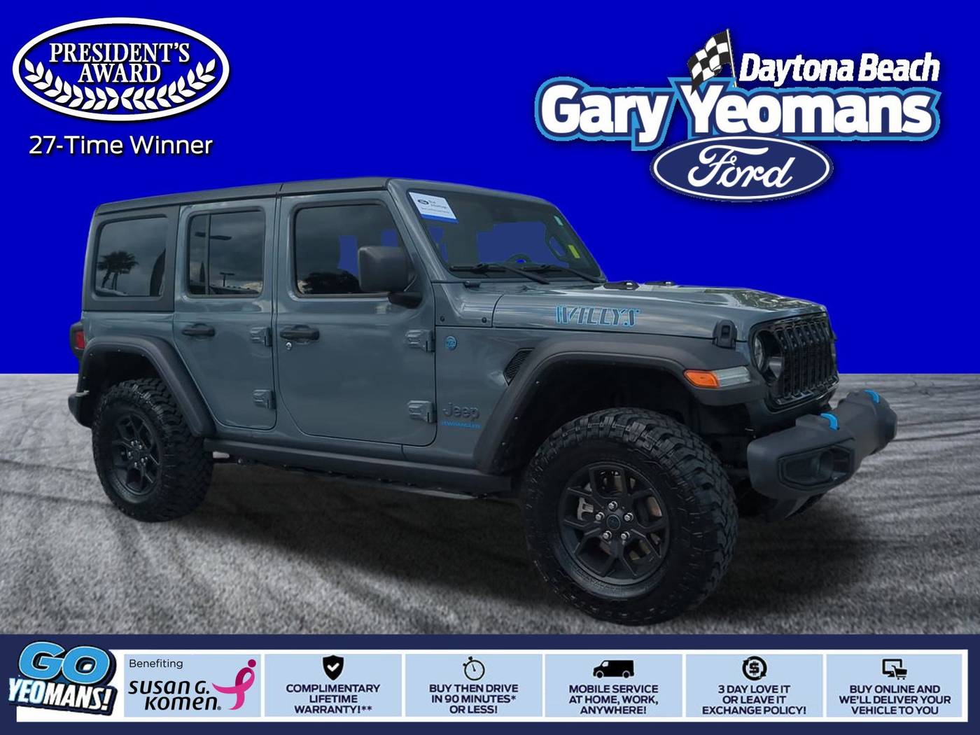 2024 Jeep Wrangler Willys — SUV — 7,412 mi — Daytona Beach, FL