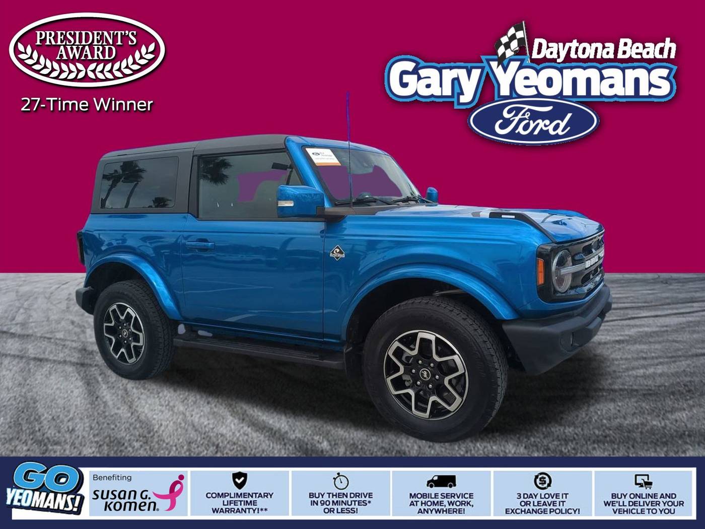 2023 Ford Bronco Outer Banks — SUV — 25,435 mi — Daytona Beach, FL