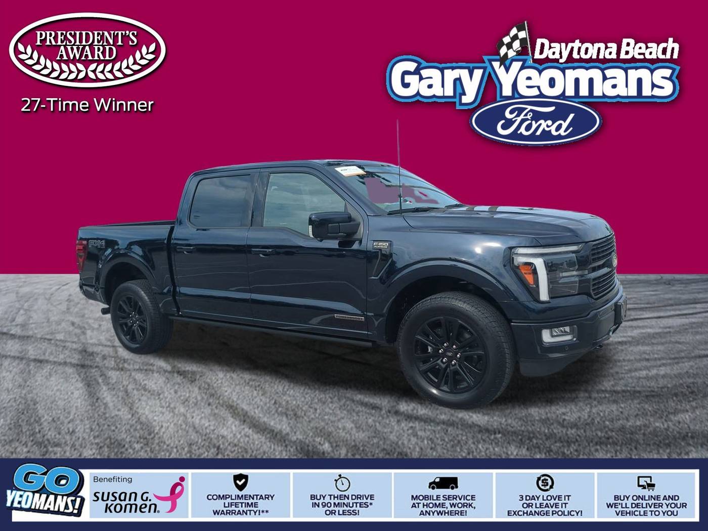 2025 Ford F-150 Platinum — Pickup Truck — 1,203 mi — Daytona Beach, FL