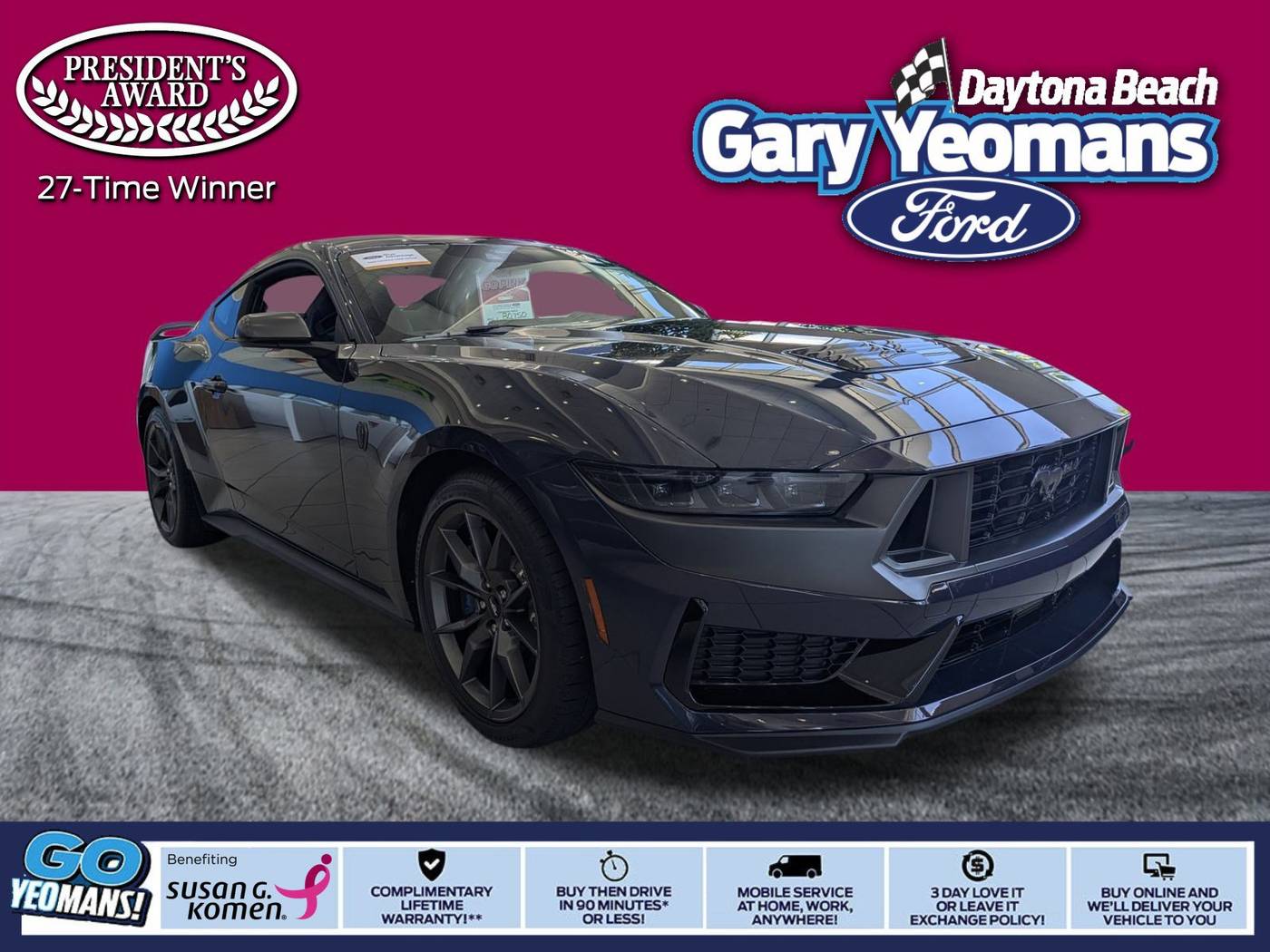 2025 Ford Mustang Dark Horse — Coupe — 573 mi — Daytona Beach, FL