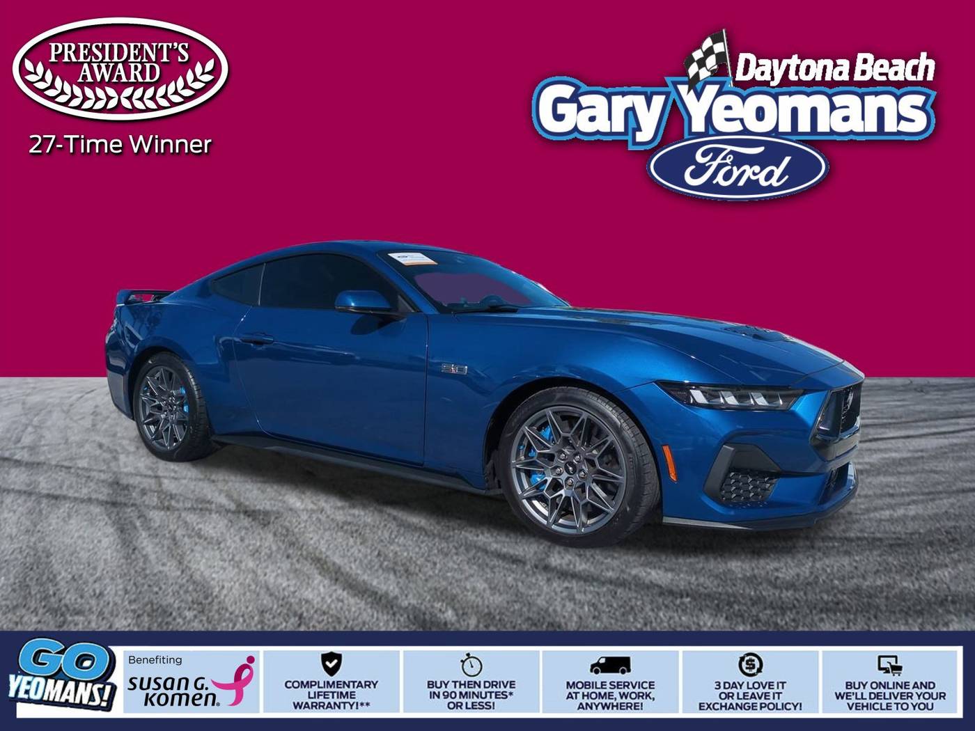 2024 Ford Mustang GT Premium — Coupe — 12,645 mi — Daytona Beach, FL