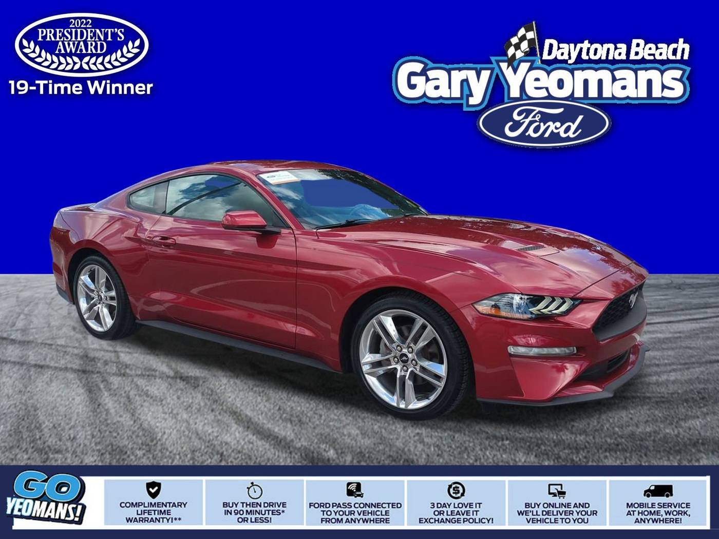2021 Ford Mustang EcoBoost — Coupe — 17,690 mi — Daytona Beach, FL