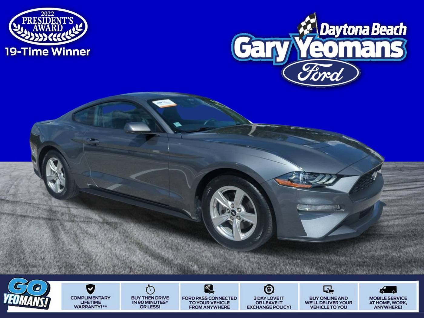 2022 Ford Mustang EcoBoost — Coupe — 33,422 mi — Daytona Beach, FL
