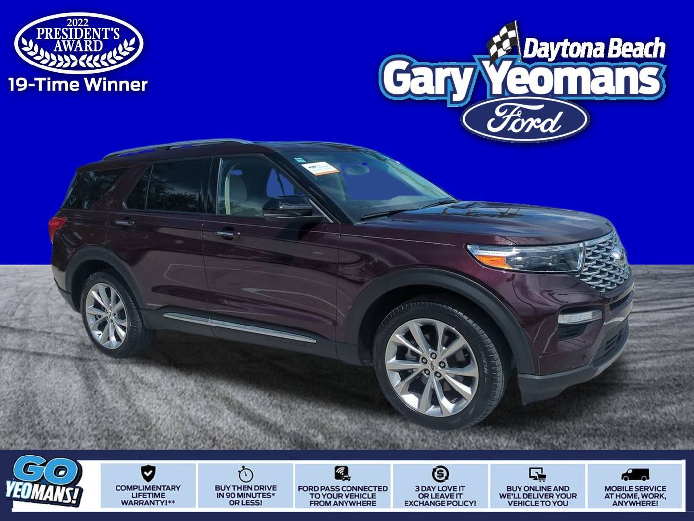 2023 Ford Explorer Platinum — SUV — 21,591 mi — Daytona Beach, FL