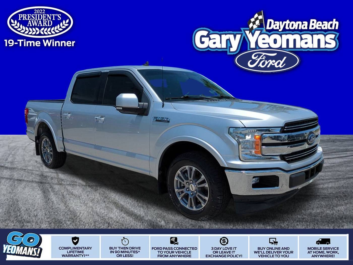 2019 Ford F-150 Lariat — Pickup Truck — 24,740 mi — Daytona Beach, FL