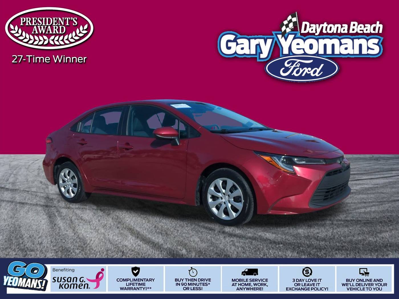 2024 Toyota Corolla LE — Sedan — 64,121 mi — Daytona Beach, FL