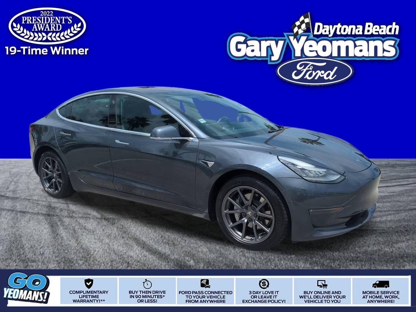 2018 Tesla Model 3 Long Range — Sedan — 53,733 mi — Daytona Beach, FL