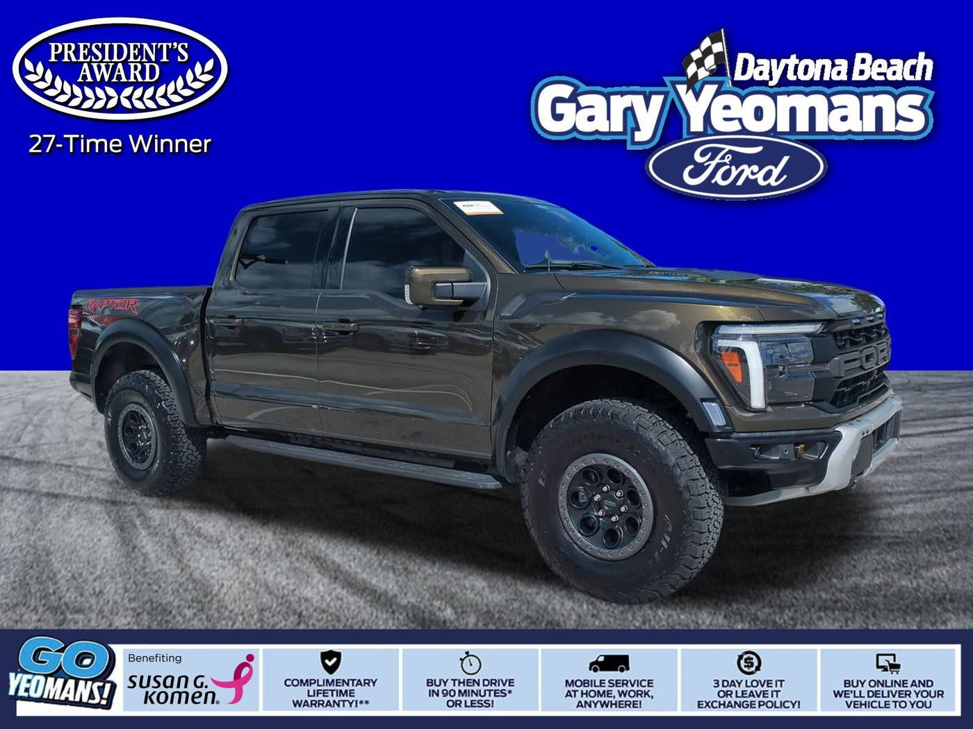 2025 Ford F-150 Raptor — Pickup Truck — 3,839 mi — Daytona Beach, FL