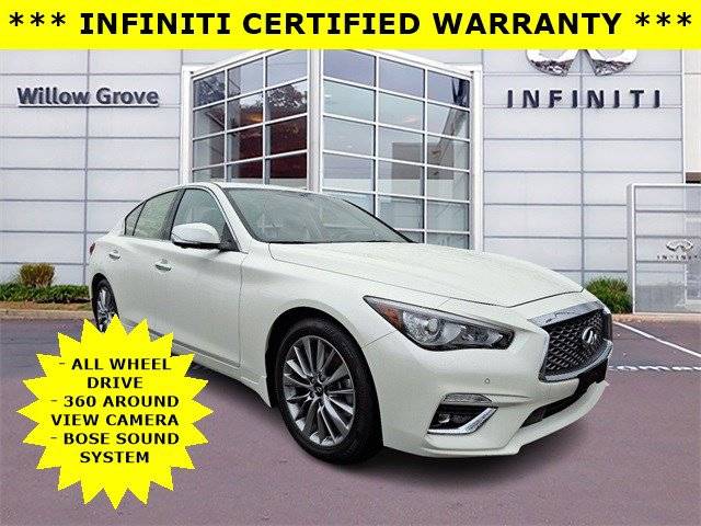 2022 INFINITI Q50 LUXE — Sedan — 28,443 mi — Willow Grove, PA
