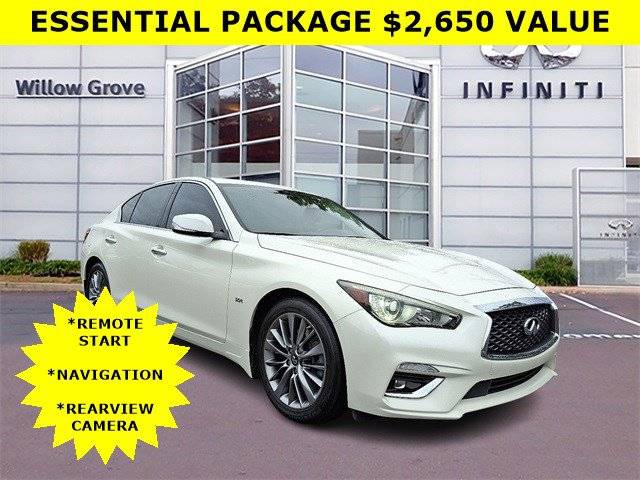 2019 INFINITI Q50 3.0t LUXE — Sedan — 93,479 mi — Willow Grove, PA
