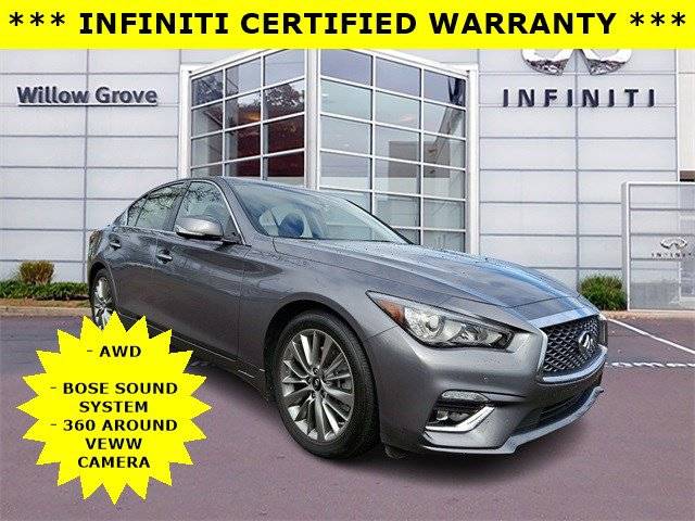 2022 INFINITI Q50 LUXE — Sedan — 14,792 mi — Willow Grove, PA