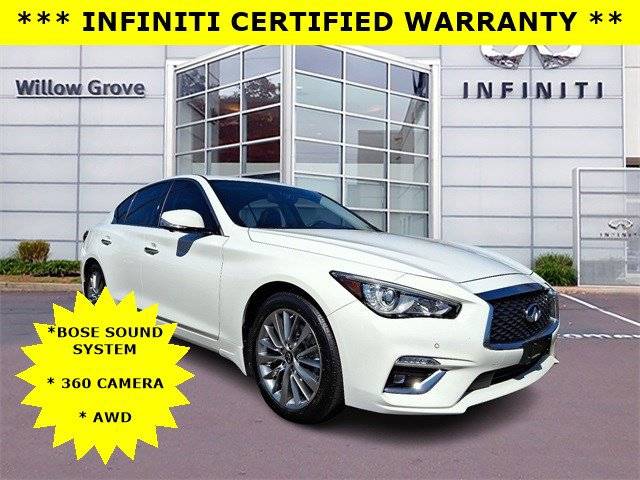 2022 INFINITI Q50 LUXE — Sedan — 33,678 mi — Willow Grove, PA