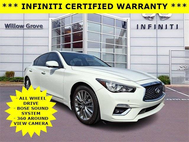 2022 INFINITI Q50 LUXE — Sedan — 27,856 mi — Willow Grove, PA