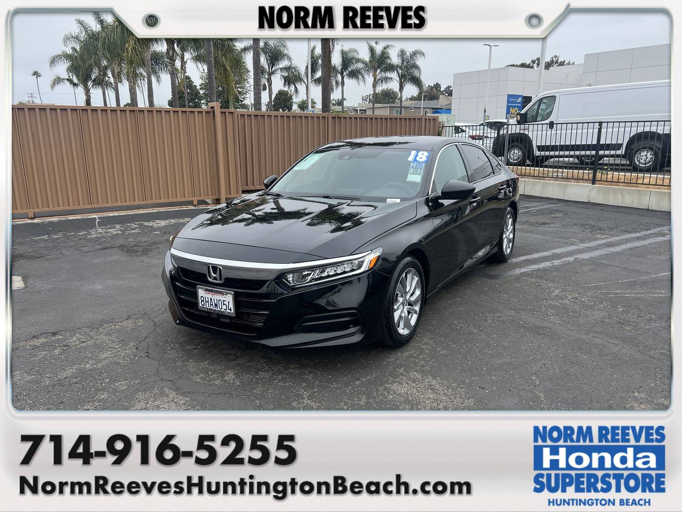2018 Honda Accord LX — Sedan — 58,971 mi — Huntington Beach, CA