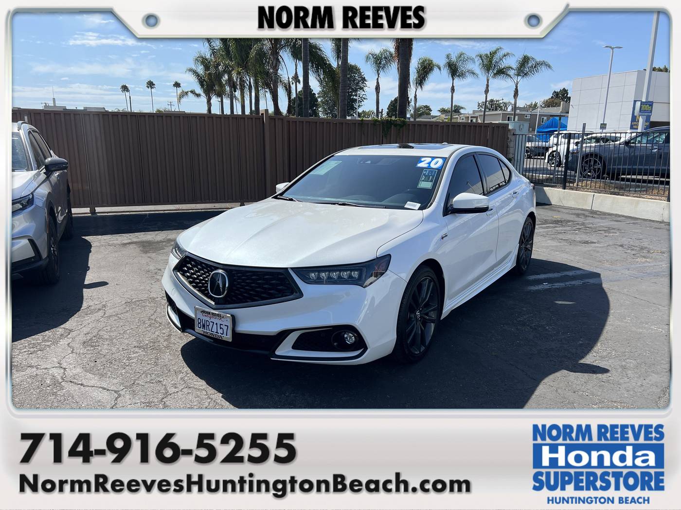 2020 Acura TLX A-Spec with Technology Package — Sedan — 66,131 mi — Huntington Beach, CA