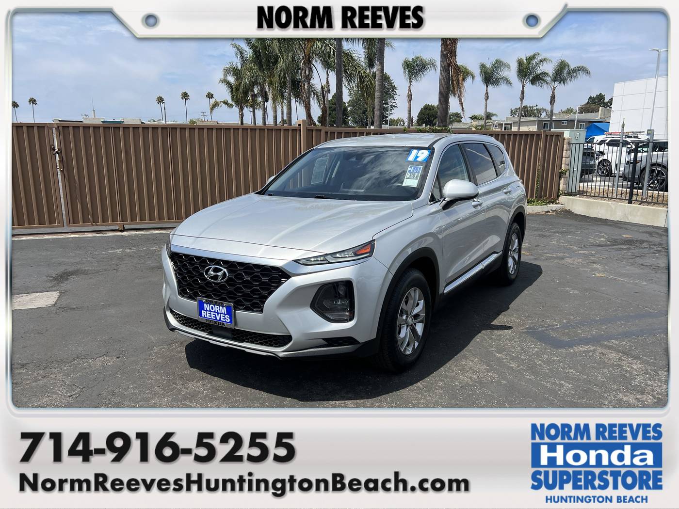 2019 Hyundai Santa Fe SE — SUV — 95,800 mi — Huntington Beach, CA