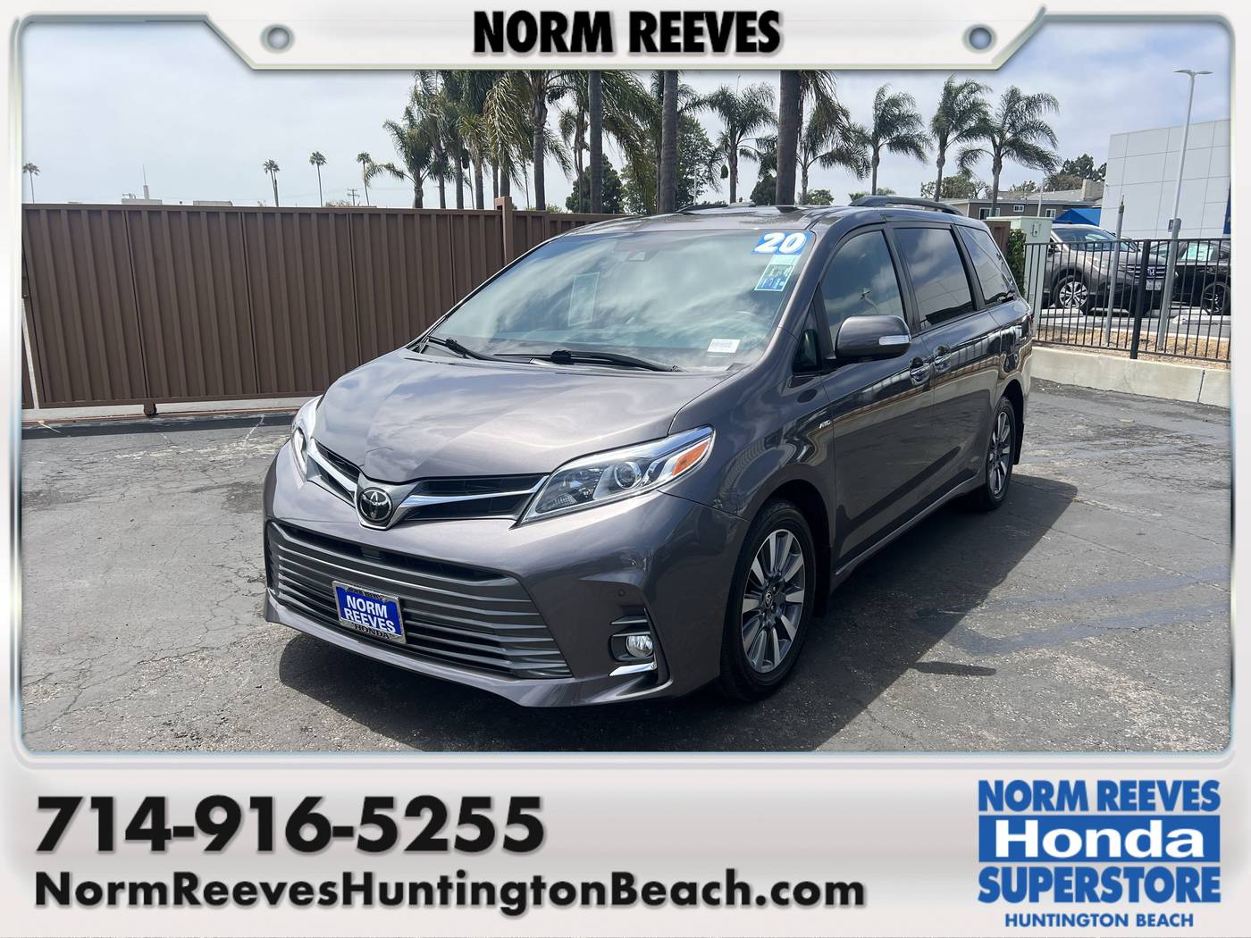 2020 Toyota Sienna Limited — Minivan — 28,397 mi — Huntington Beach, CA
